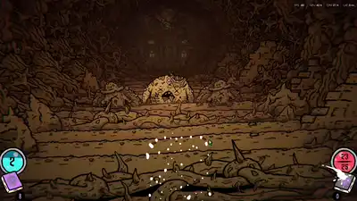 Shroom and Gloom explore deck unlocking a door