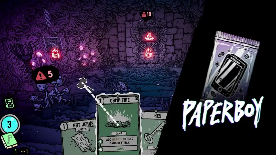 Shroom and Gloom Early Access trailer still — dungeon and card combat