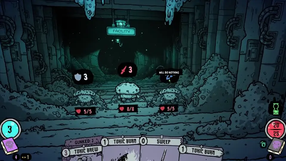 Shroom and Gloom Facility corridor or lock still